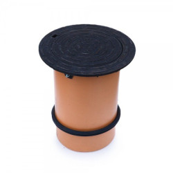 Manhole cover for the roadway, solid WAVIN 315 x 500 mm, housings