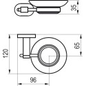 RAVAK Chrome soap holder