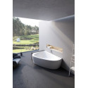 Acrylic asymmetrical double bathtub RAVAK LoveStory II