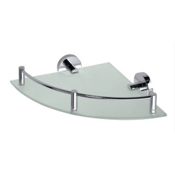 Corner glass shelf with edges BEMETA Omega