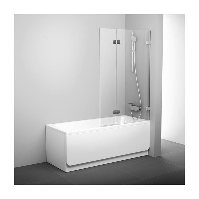 Two-part folding bath screen RAVAK BVS2