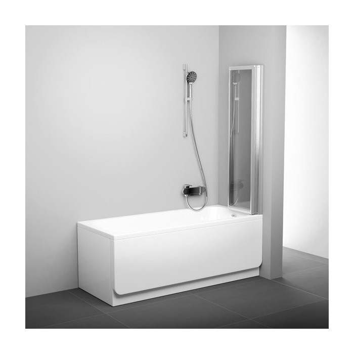 Three-part folding bath screen RAVAK 100-VS3