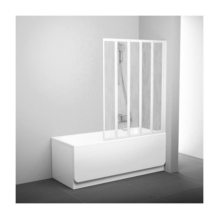 Five-part folding bath screen RAVAK VS5