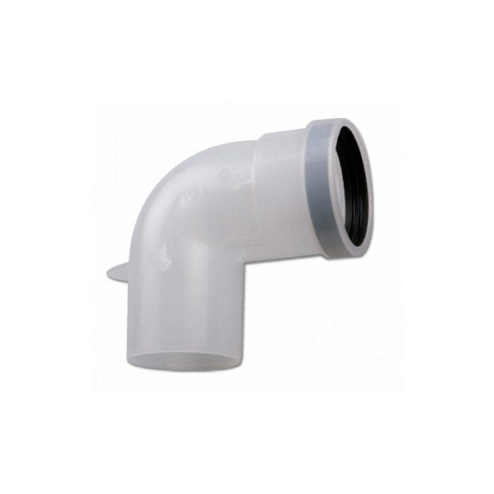 Kamino (pipe) elbow for exhaust gases discharge Ø 60 mm L90°