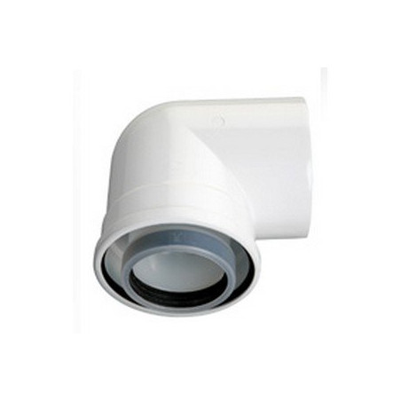 Kamino (pipe) double elbow Ø 60/100 mm L90°
