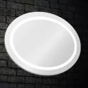 Spogulis ar LED apgaismojumu BLU Leon Oval 85 x 65 cm