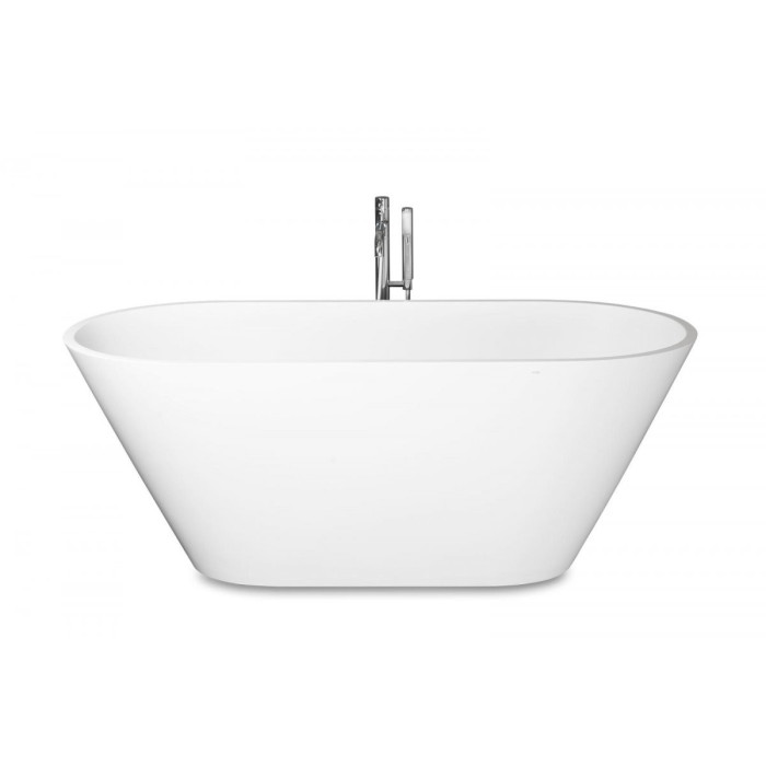 Akmens masas vanna PAA Deco Nudo Šilks, balta, 715 x 1655 mm