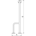 Support with TERMA rails, irritis