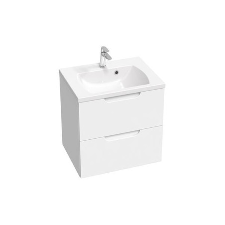 RAVAK SD Classic II 600 sink cabinet, white/white