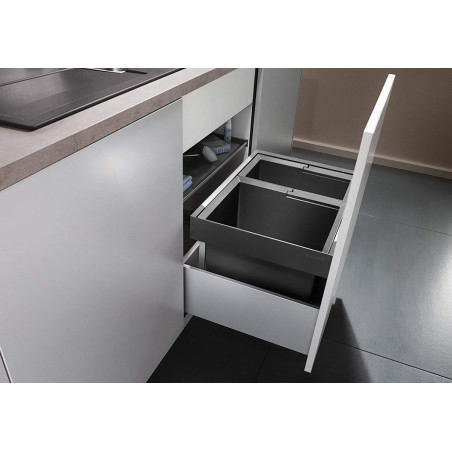 Система сортировки отходов для тумбы 60 см BLANCO FLEXON II 60/2, антрацит