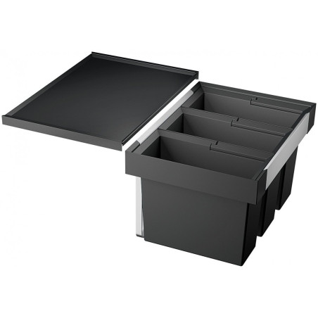 Система сортировки отходов для тумбы 60 см BLANCO FLEXON II 60/3, антрацит, 3 x 15 л