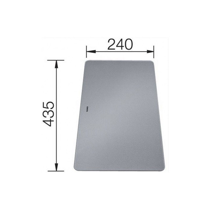 BLANCO sink. Cutting board, glass