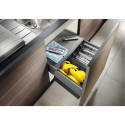 Waste sorting system for 50 cm cabinet BLANCO SELECT II 50/2, 2 x 19 l