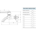 Neaizsalsto āra krāns EFFEBI