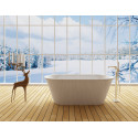Akmens masas vanna VISPOOL Accent 710 x 1670 mm