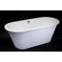 Stone composite bathtub VISPOOL Accent 710 x 1670 mm