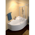 Acrylic asymmetrical bathtub RAVAK Rosa I