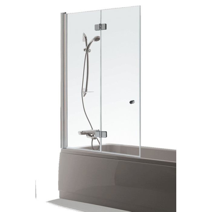 Стенка для ванной BRASTA GLASS Berta (Выбор различных размеров)