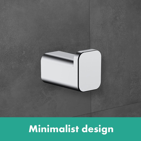 Hook for towel rail HANSGROHE AddStoris 41742000, chrome-plated