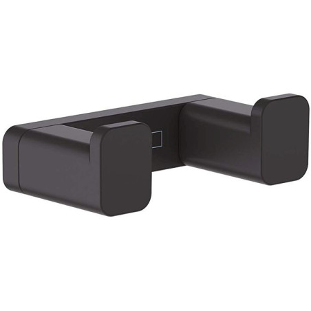 Double hook for towel HANSGROHE AddStoris 41755670, black-matt