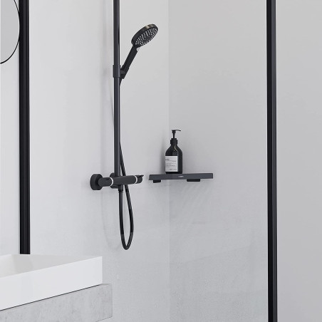 Corner shelf HANSGROHE AddStoris, black-matt, 41741670