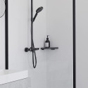 Corner shelf HANSGROHE AddStoris, black-matt, 41741670