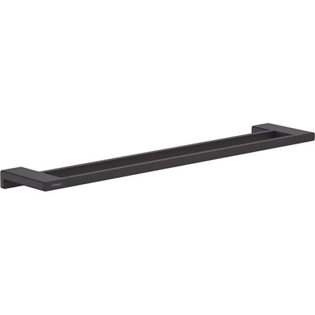 Divkāršu dvieļu turētājs HANSGROHE AddStoris 41743670, melna-matēta