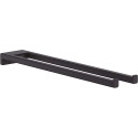 Divkāršu dvieļu turētājs HANSGROHE AddStoris 41770670, melna-matēta