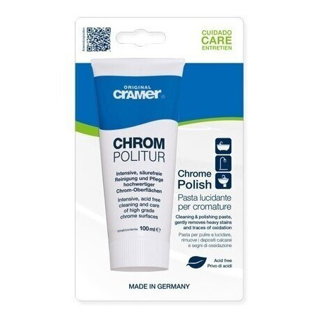 Valiklis hromētām virsmām CRAMER Chrom Politur 100 ml