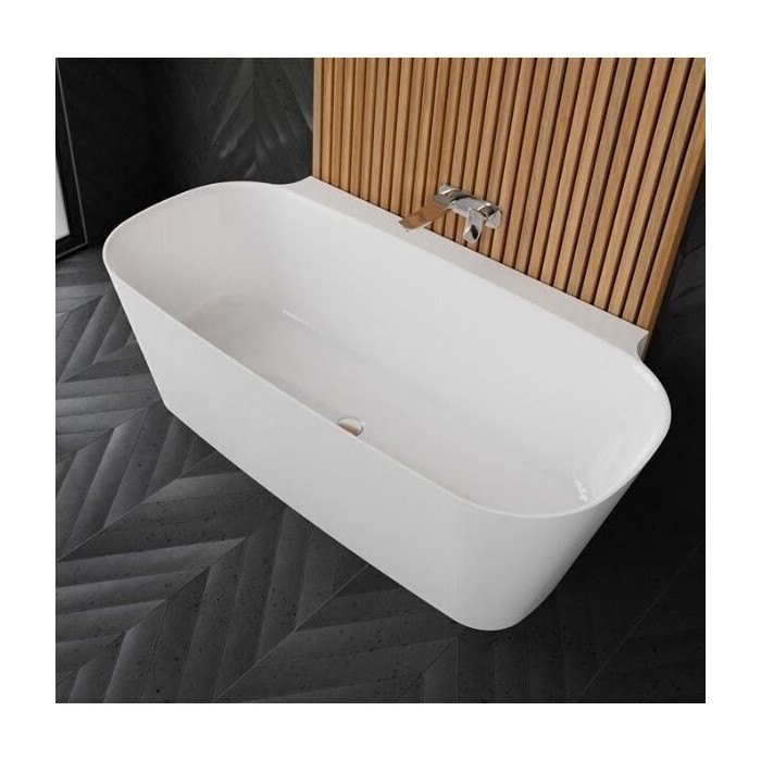 Building a wall-mounted stone mass bathtub VAYER Nova 2 1640 x 830