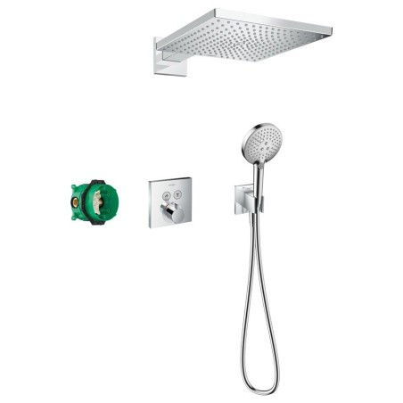 Potinkinis termostatiskais dušs 6 in 1 komplekts HANSGROHE Raindance E 300 1jet, 27952000