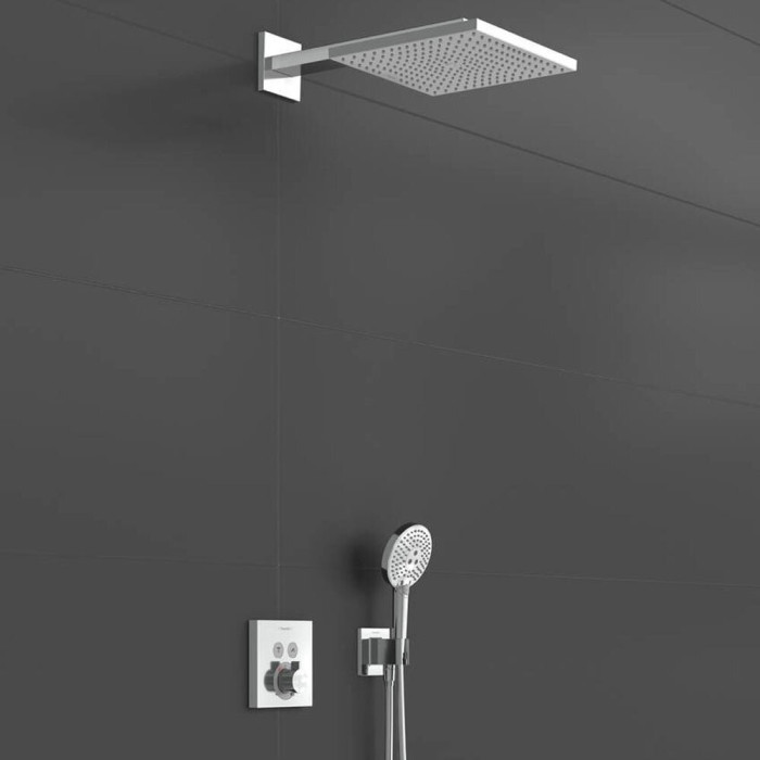 Potinkinis termostatiskais dušs 6 in 1 komplekts HANSGROHE Raindance E 300 1jet, 27952000