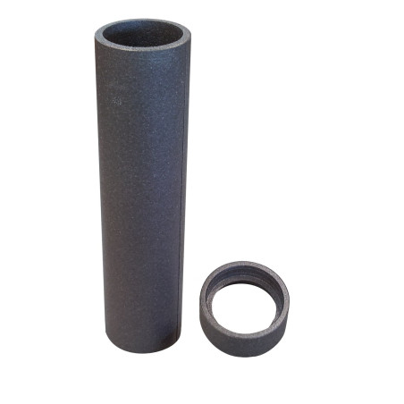 Isolated duct with a fitting made of blown polyethylene (EPE) FITT 160 mm L 1000