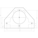 Антистатический диффузорный короб для гибкого воздуховода FITT 75 мм с 2 кольцами