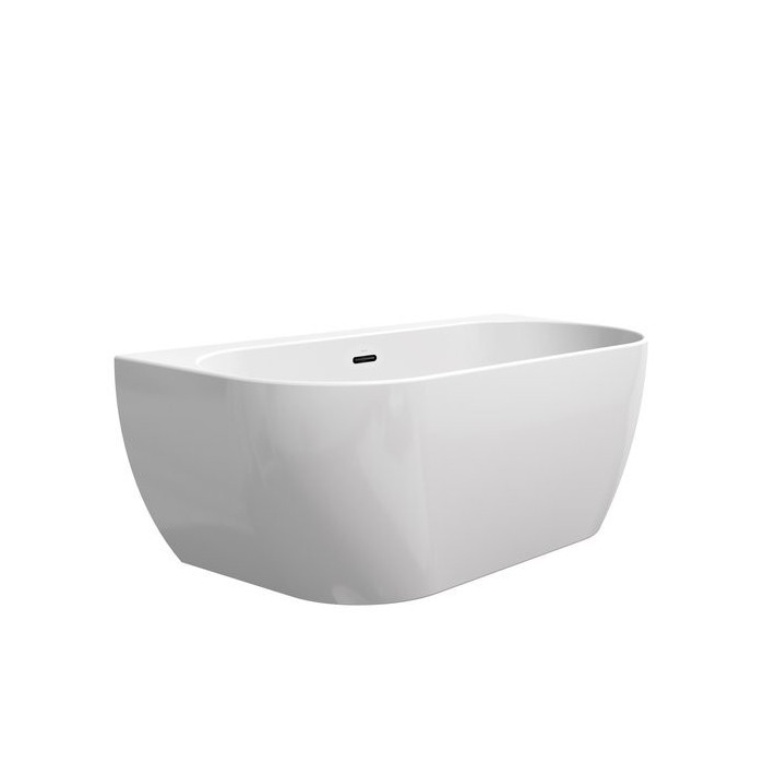 Acrylic Bathtub RAVAK FREEDOM W 1660 x 800 mm, with black siphon