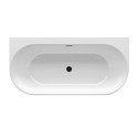 Acrylic Bathtub RAVAK FREEDOM W 1660 x 800 mm, with black siphon