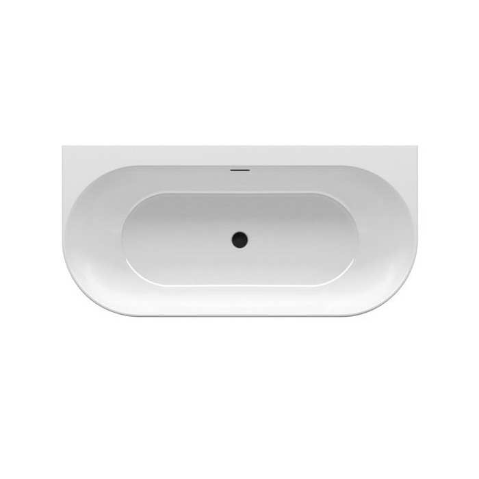 Akrila vanna RAVAK FREEDOM W 1660 x 800 mm, ar melnu sifonu