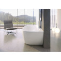 Acrylic Bathtub RAVAK FREEDOM W 1660 x 800 mm, with black siphon