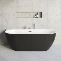 Acrylic bathtub RAVAK FREEDOM W 1660 x 800 mm, black