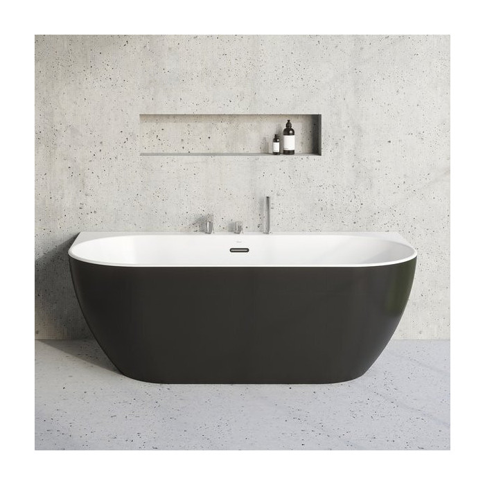 Acrylic bathtub RAVAK FREEDOM W 1660 x 800 mm, black
