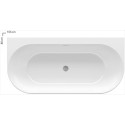 Акриловая ванна RAVAK FREEDOM W 1660 x 800 мм, черная