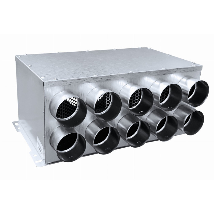 Kolektors elastīgajam kanālam FITT 75 mm (160), 10 gredzeni