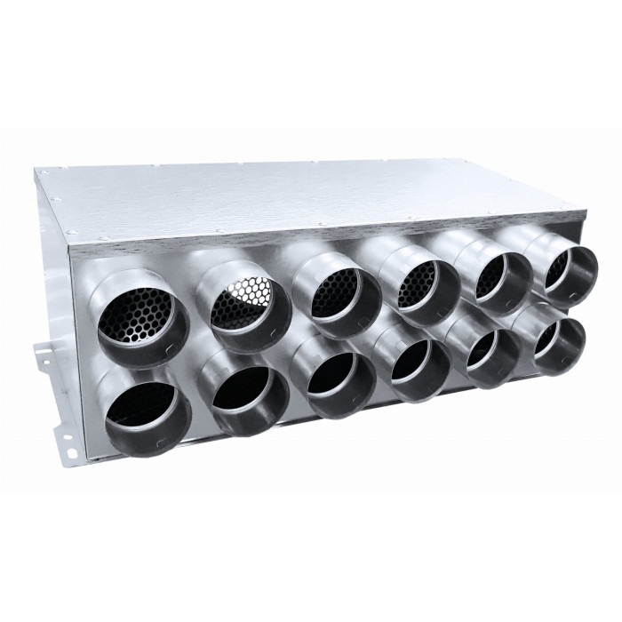 Kolektors elastīgajam gaisa kanālam FITT 75 mm (200), 12 gredzeni