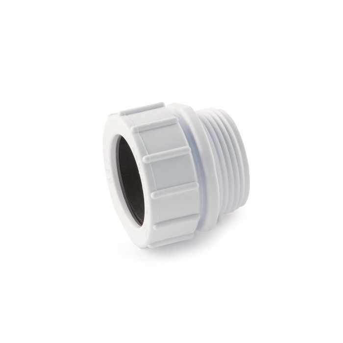 Sauss tipo notekūdeņu vārsta savienojums WAVIN HepvO 40 mm x 1 1/2"" ārējais