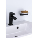 RAVAK 10° 90 mm Free black sink mixer without bottom valve