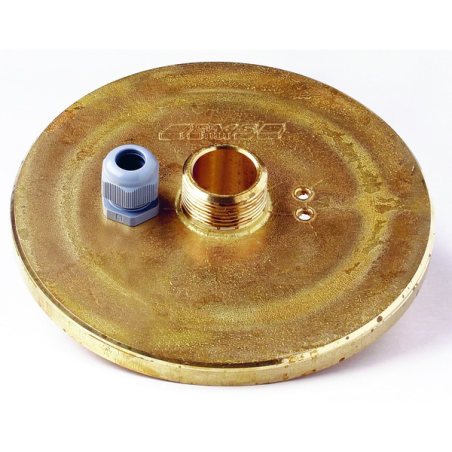 Giluminio urbšanas vāks ar vītni D140 mm x 1 1/4"" ārējais