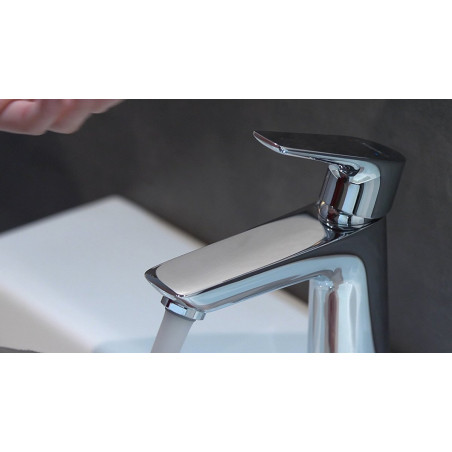 Izlietnes jaucējkrāns ar apakšējo vārstu HANSGROHE Talis E CoolStart 110, 71713000
