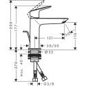 HANSGROHE Logis 110 Basin Mixer, 71251000