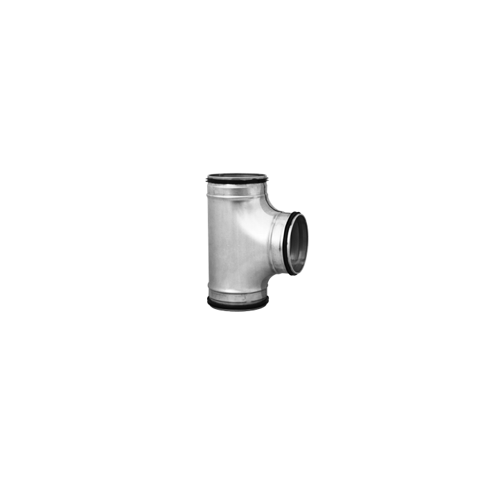 ALNOR 160 / 90° ventilation tee, stamped steel
