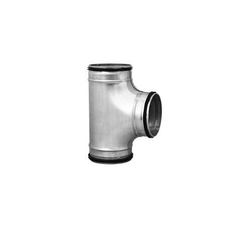 ALNOR 315 / 90° ventilation tee, stamped steel